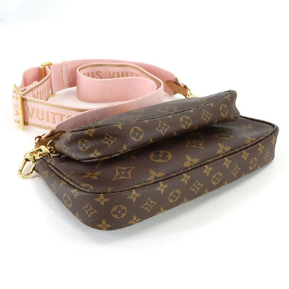 Louis Vuitton Monogram Multy Pochette Shoulder Bag Rose Cles — view 4