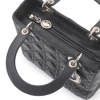 Dior Cannage Lady 2-Way Hand Bag Leather — view 8