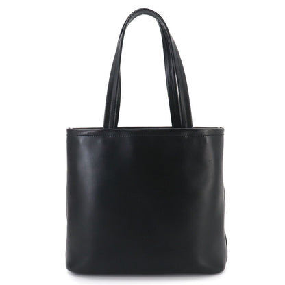 Prada 2-Way Tote Shoulder Bag Leather Nero Gold — view 3