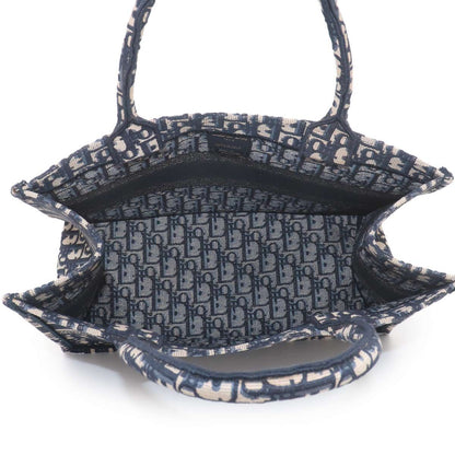 Dior Oblique Book Tote Canvas Navy — view 7