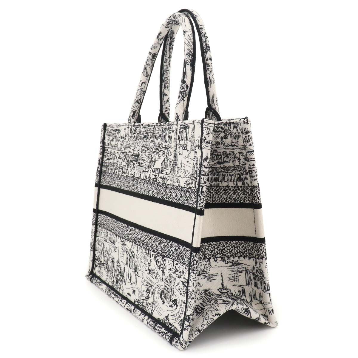 Dior Plan de Paris Book Tote Canvas White — view 3