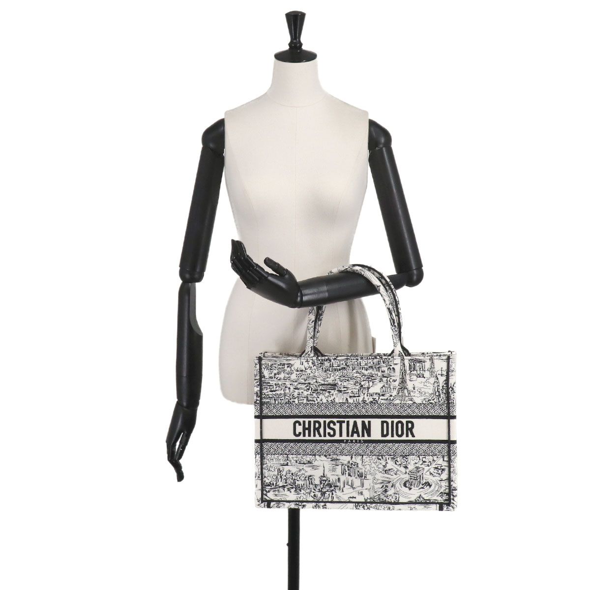 Dior Plan de Paris Book Tote Canvas White — view 8