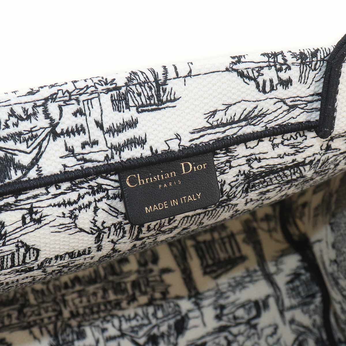 Dior Plan de Paris Book Tote Canvas White — view 7