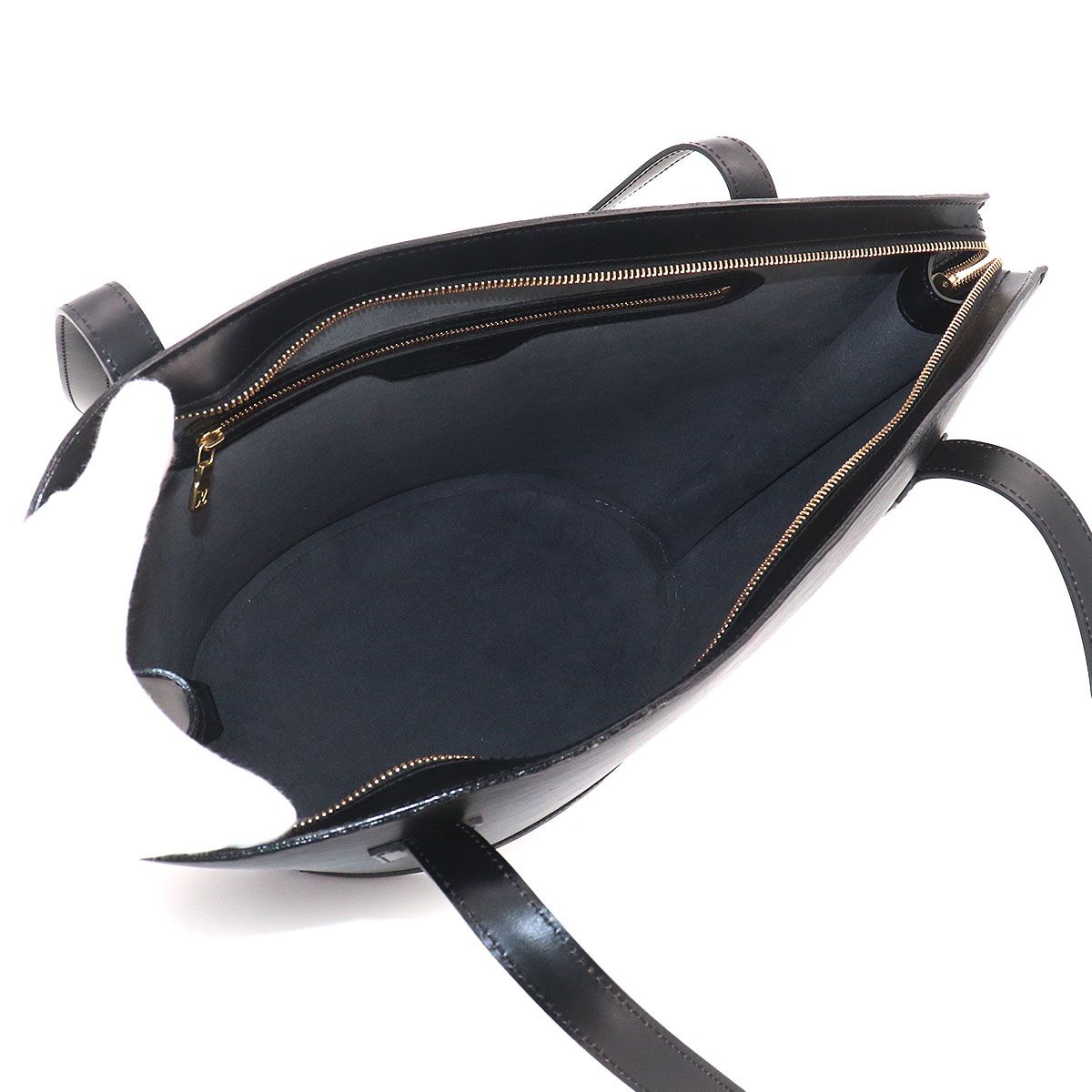 Louis Vuitton Epi Saint Jacques Shopping Tote Leather Noir Black — view 6