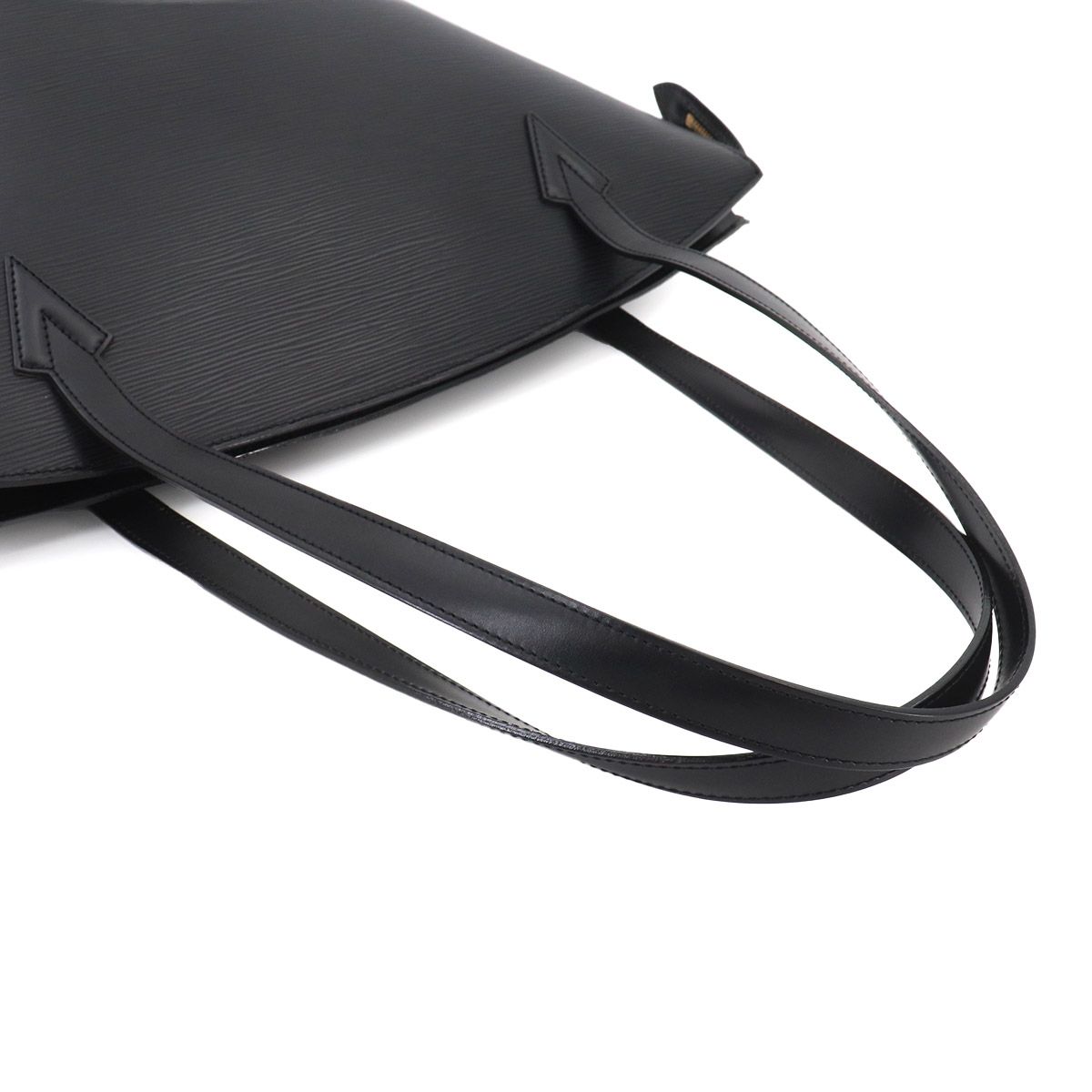 Louis Vuitton Epi Saint Jacques Shopping Tote Leather Noir Black — view 5