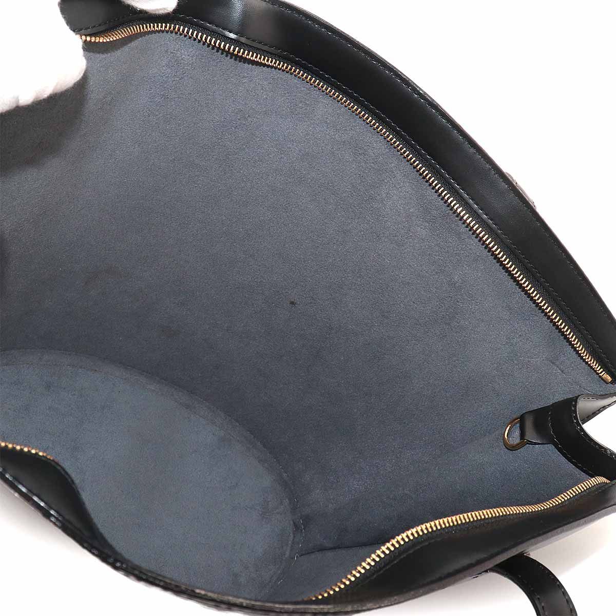 Louis Vuitton Epi Saint Jacques Shopping Tote Leather Noir Black — view 7
