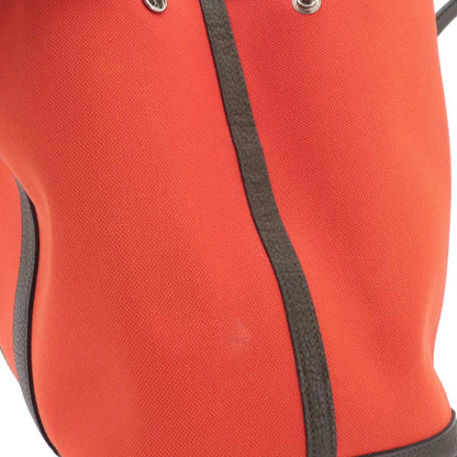 Hermes Garden Party PM Tote Toile Military Nego Negonda Orange Poppy — view 9