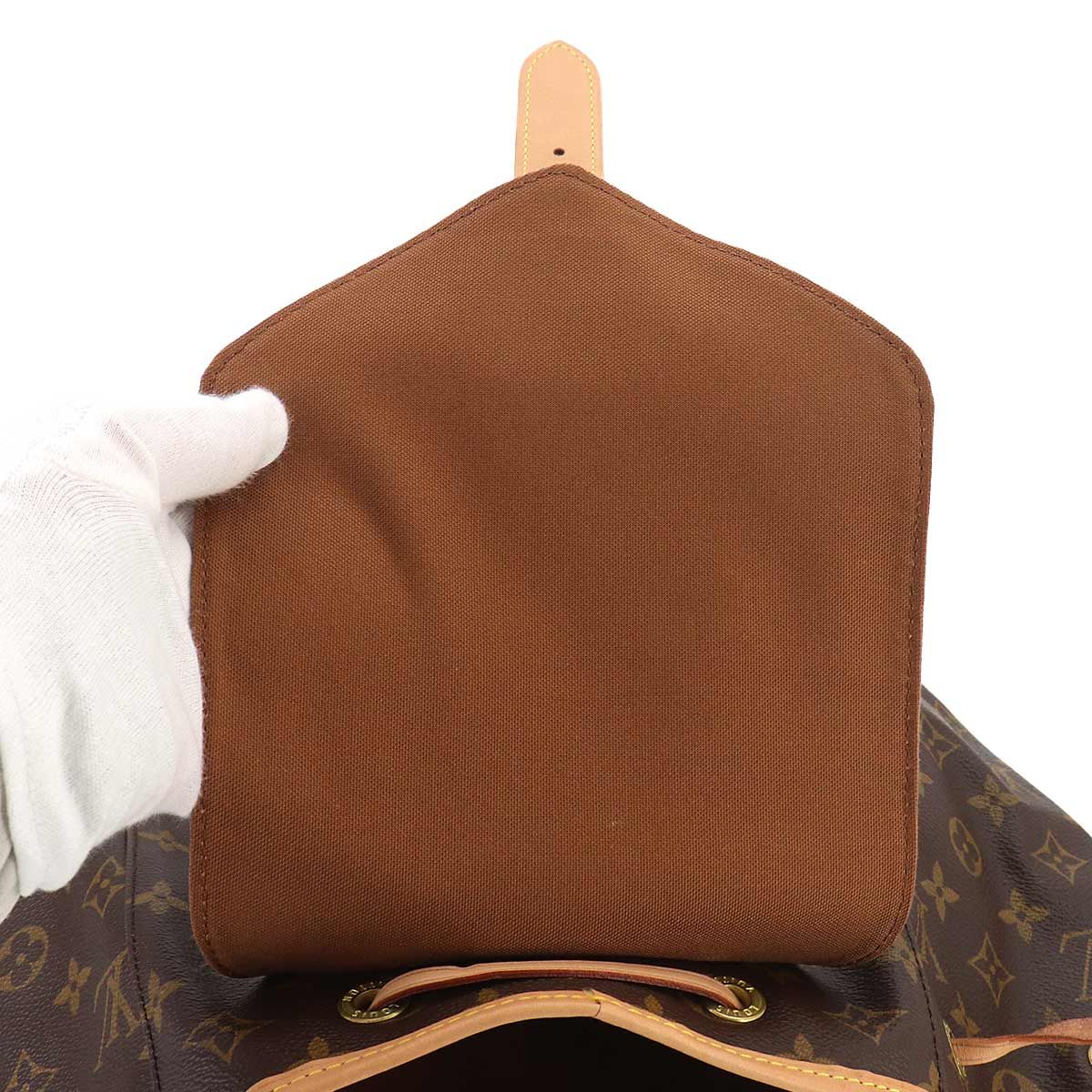 Louis Vuitton Monogram Montsouris GM Backpack Brown — view 8