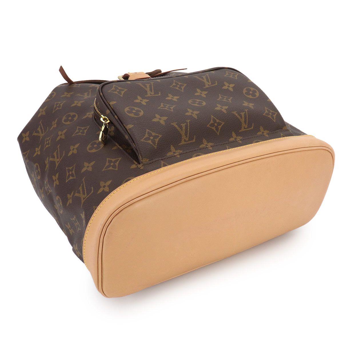 Louis Vuitton Monogram Montsouris GM Backpack Brown — view 4