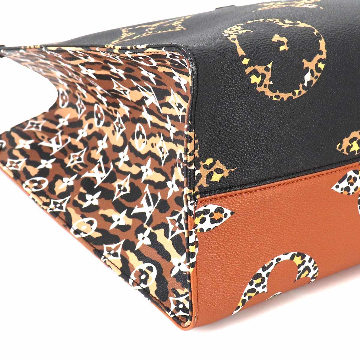 Louis Vuitton Monogram Jungle On The Go GM 2-Way Tote Shoulder Bag Noir — view 9