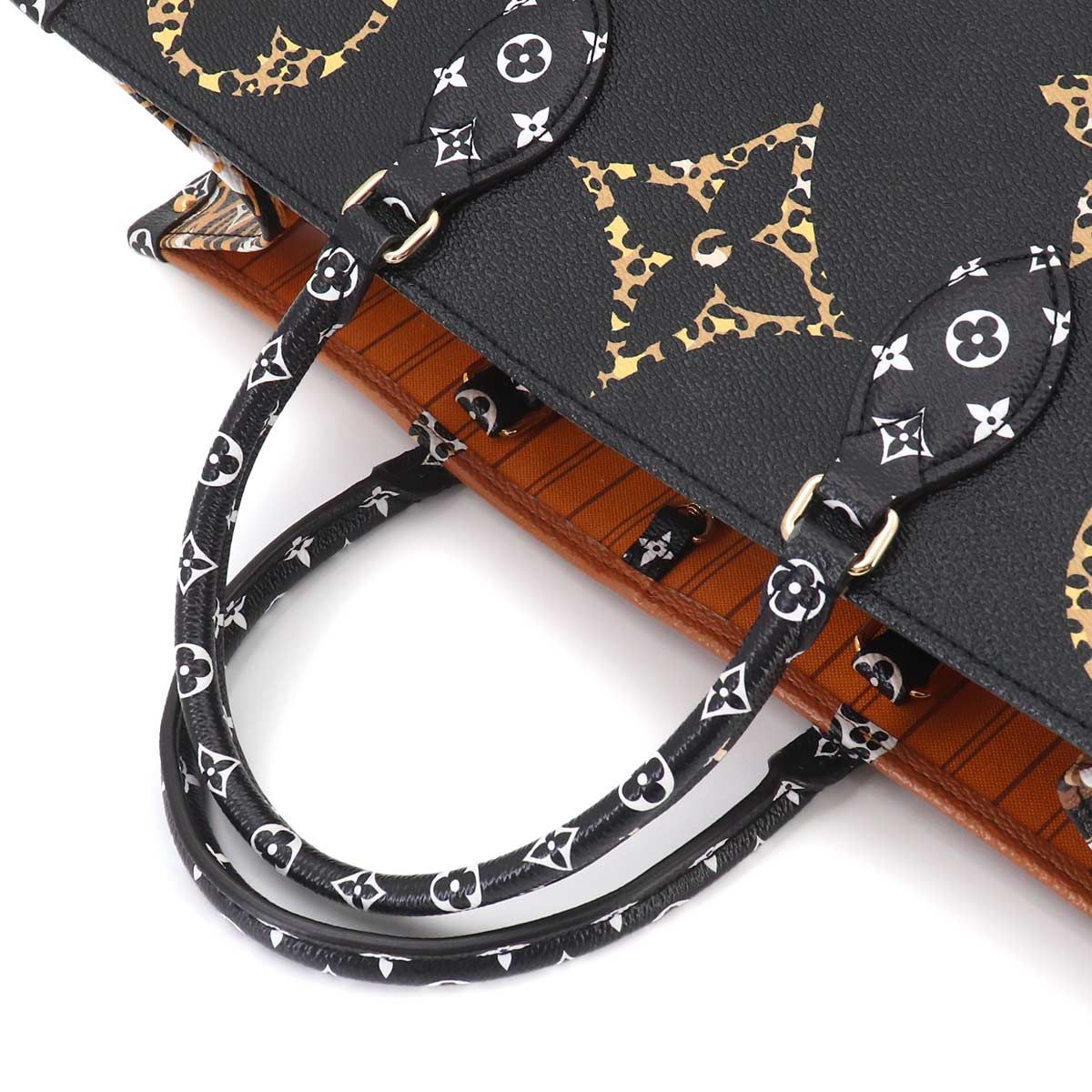Louis Vuitton Monogram Jungle On The Go GM 2-Way Tote Shoulder Bag Noir — view 5