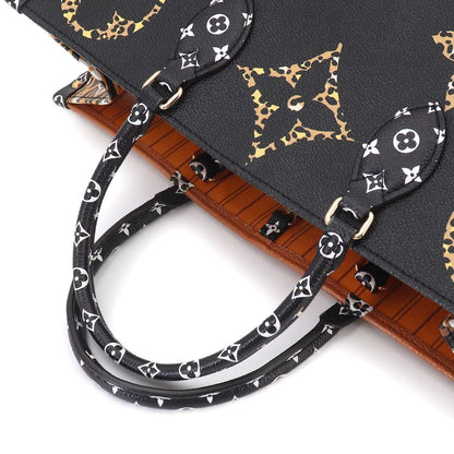 Louis Vuitton Monogram Jungle On The Go GM 2-Way Tote Shoulder Bag Noir — view 5