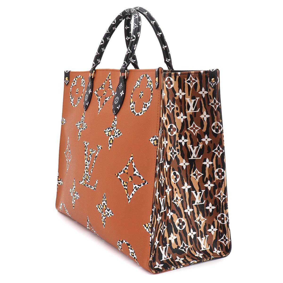 Louis Vuitton Monogram Jungle On The Go GM 2-Way Tote Shoulder Bag Noir — view 3