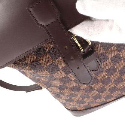 Louis Vuitton Damier Soho Backpack Ebene — view 9