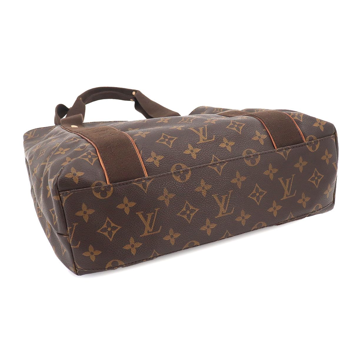 Louis Vuitton Monogram Cabas Beaubourg Tote Brown Gold — view 4