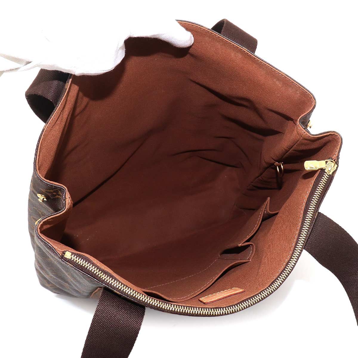 Louis Vuitton Monogram Cabas Beaubourg Tote Brown Gold — view 6