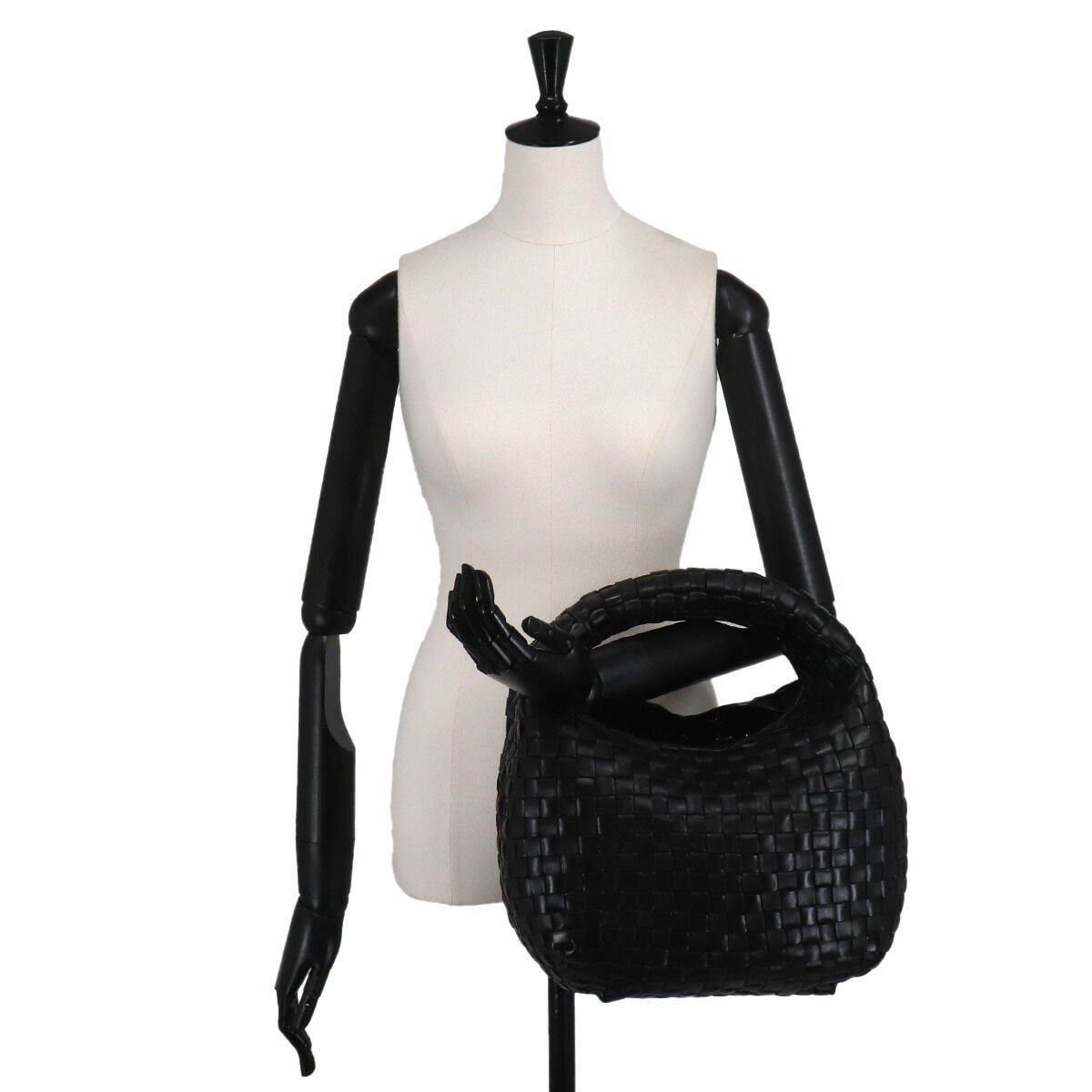 Bottega Veneta Intrecciato Hobo Hand Leather Black — view 9