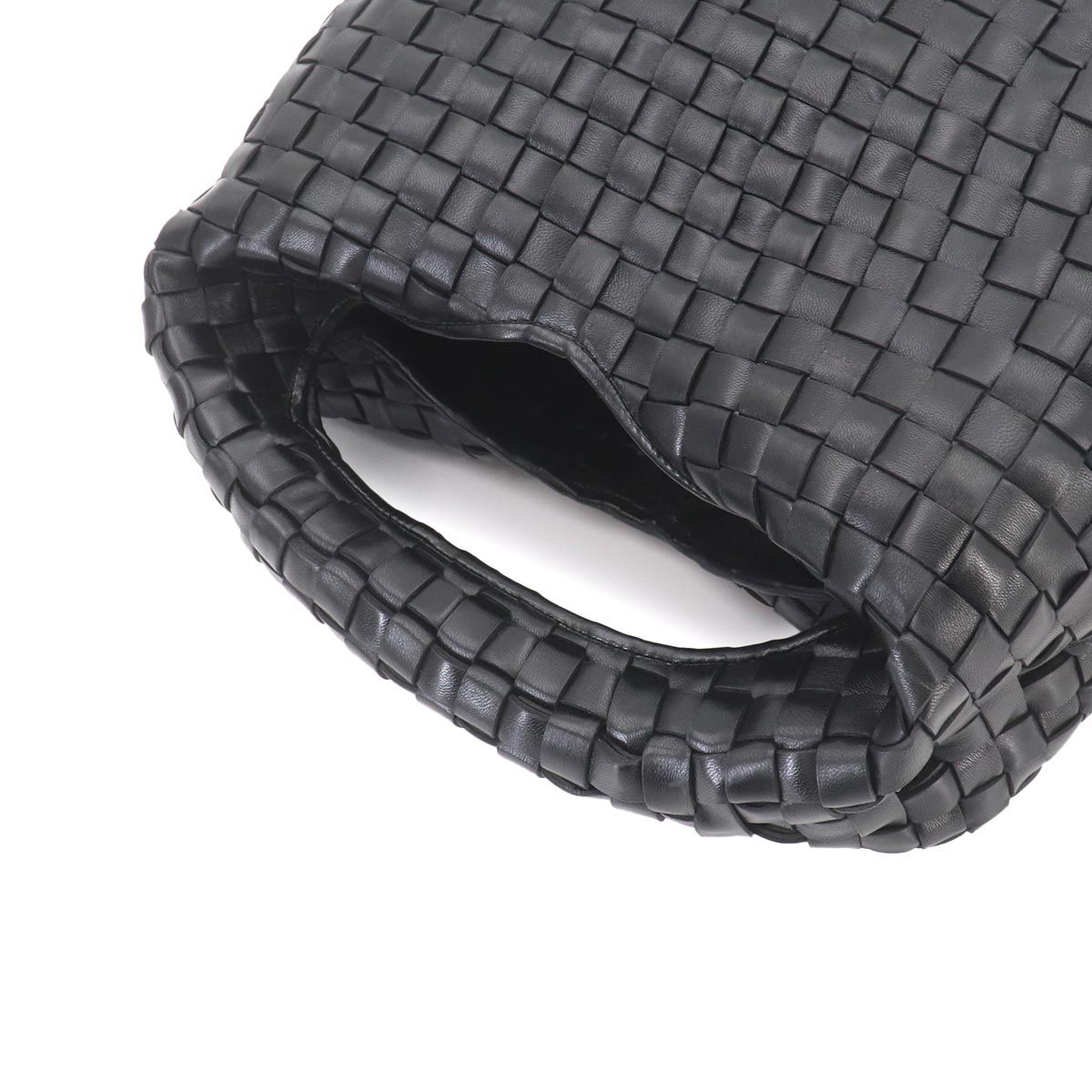 Bottega Veneta Intrecciato Hobo Hand Leather Black — view 5