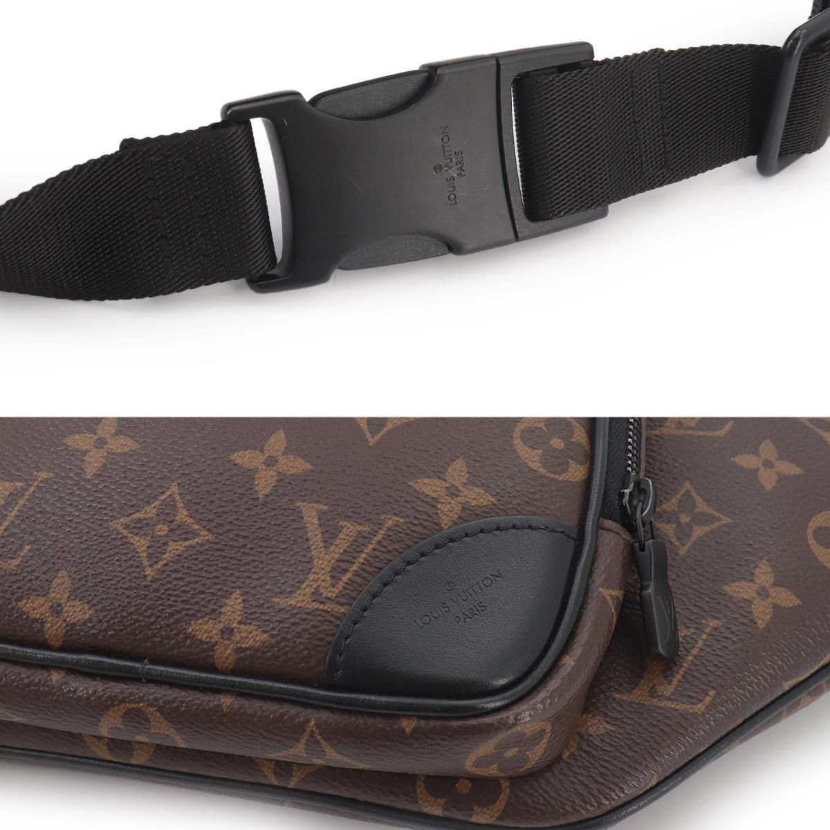 Louis Vuitton Monogram Macassar Christopher Bam Body Waist Pouch — view 9