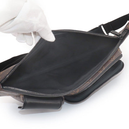 Louis Vuitton Monogram Macassar Christopher Bam Body Waist Pouch — view 6