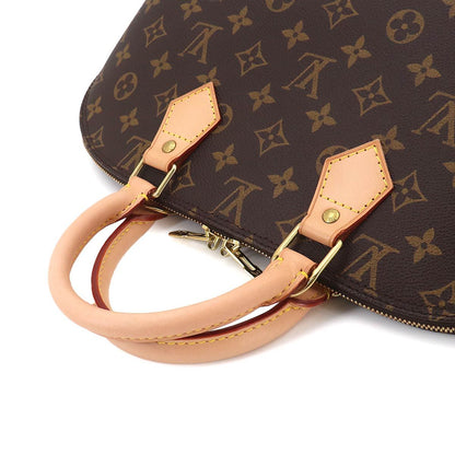 Louis Vuitton Monogram Alma Hand Bag Brown Gold PM — view 6
