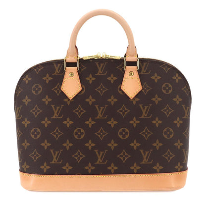 Louis Vuitton Monogram Alma Hand Bag Brown Gold PM — view 3