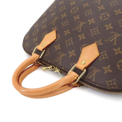 Louis Vuitton Monogram Alma Hand Bag Brown Gold — view 5