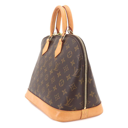 Louis Vuitton Monogram Alma Hand Bag Brown Gold — view 3