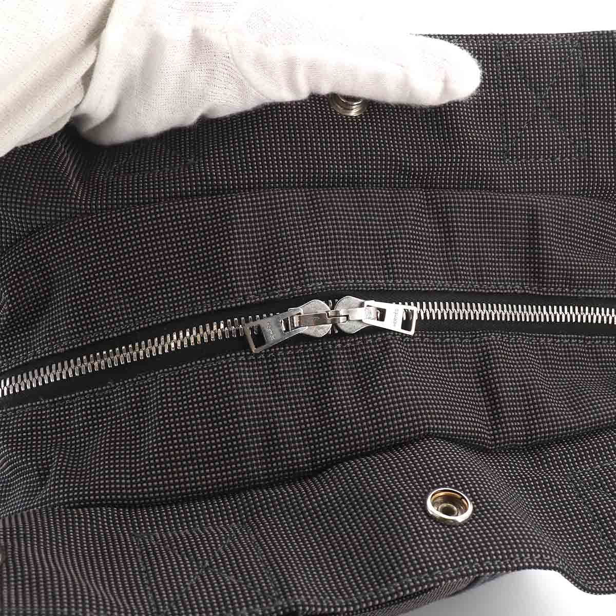 Hermes Her Line Sac a Dos Backpack Canvas Gray Ad PM — view 8