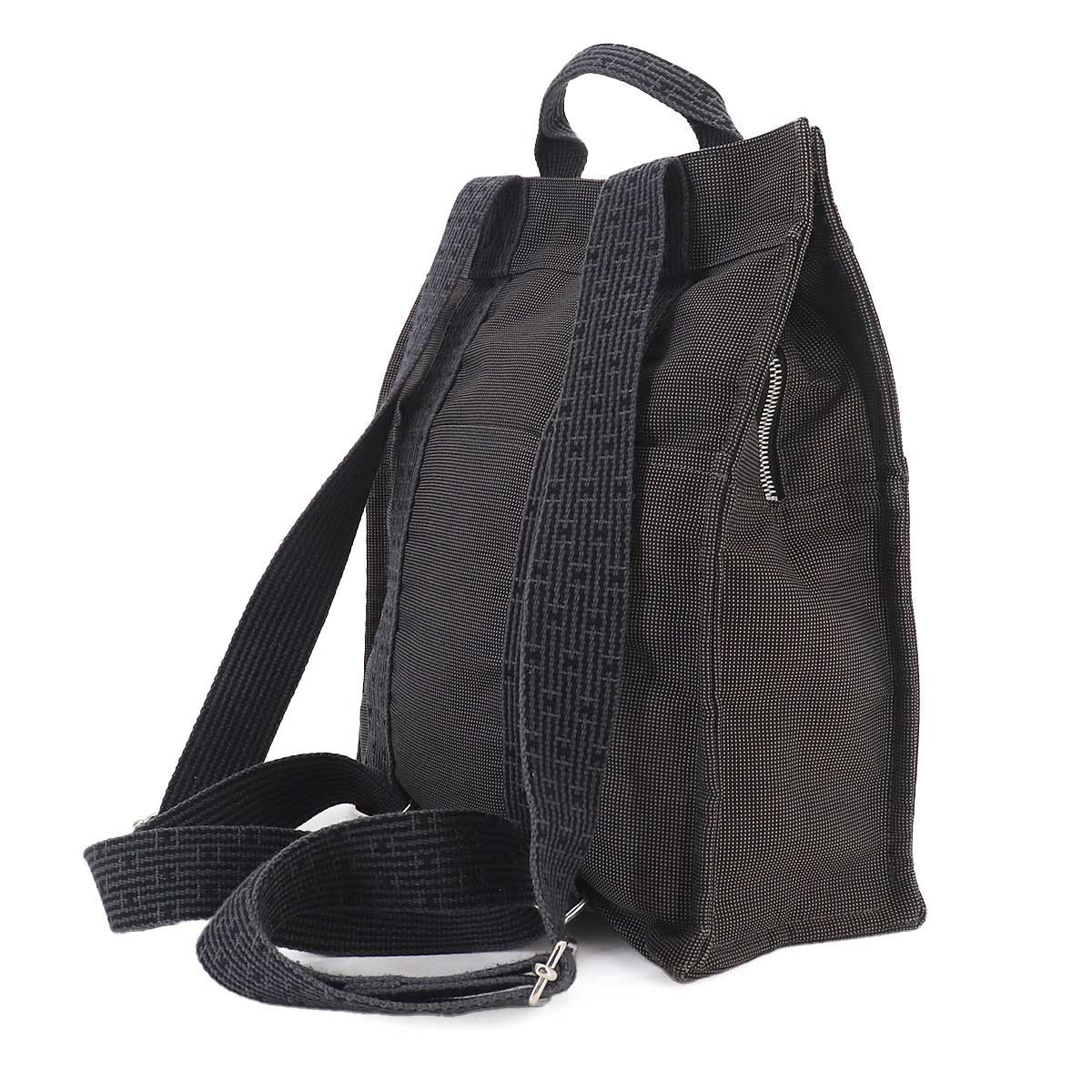 Hermes Her Line Sac a Dos Backpack Canvas Gray Ad PM — view 3