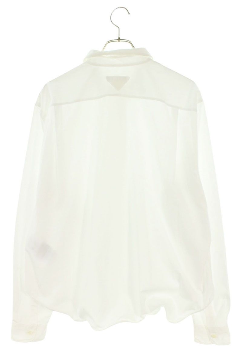 Prada Wired Triangle Patch Long Sleeve Shirt XXL — view 2