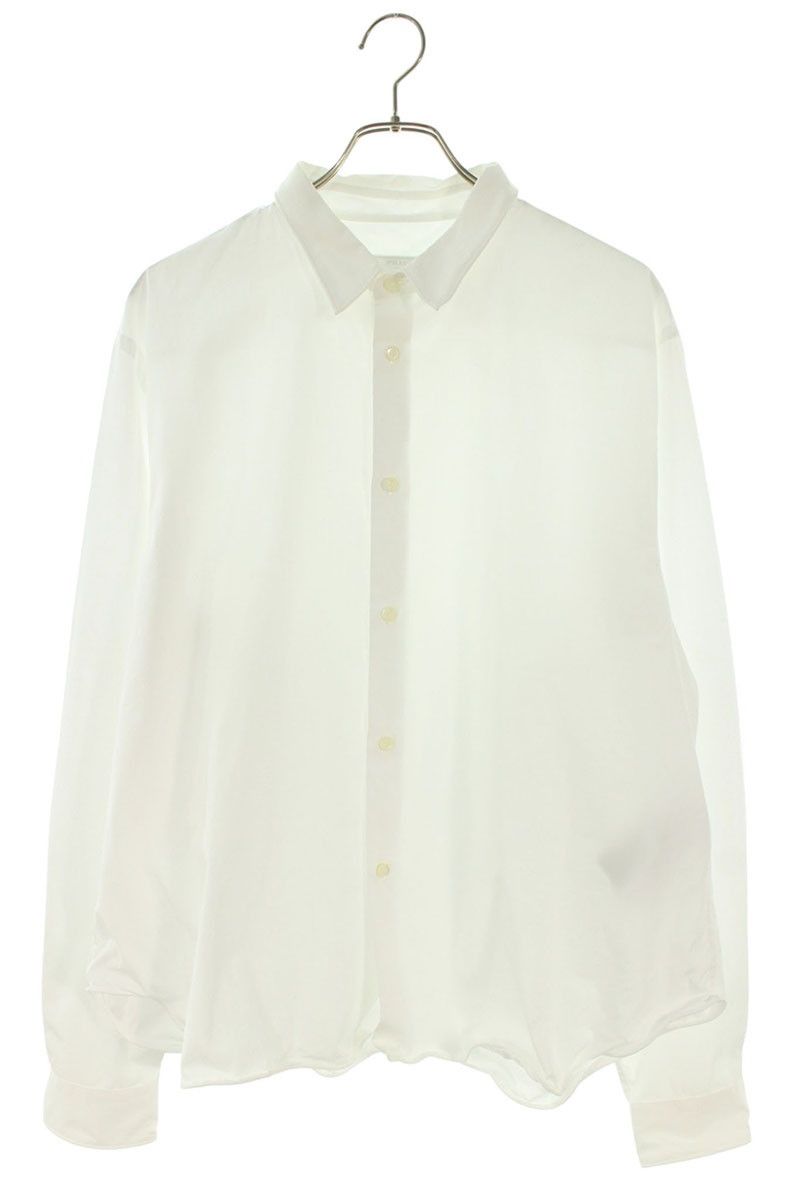 Prada Wired Triangle Patch Long Sleeve Shirt XXL