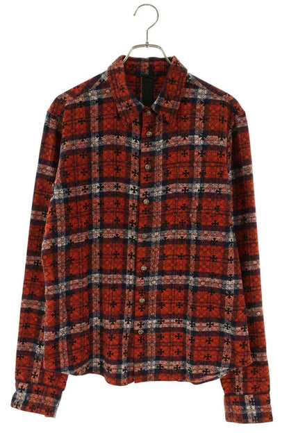 Chrome Hearts Looseends LS Loose End Sleeve Cross Patch Ball Button Long Shirt