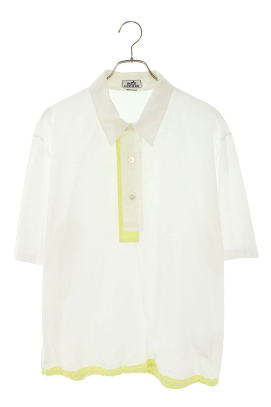 Hermes Drocord Snap Button Short Sleeve Shirt 42