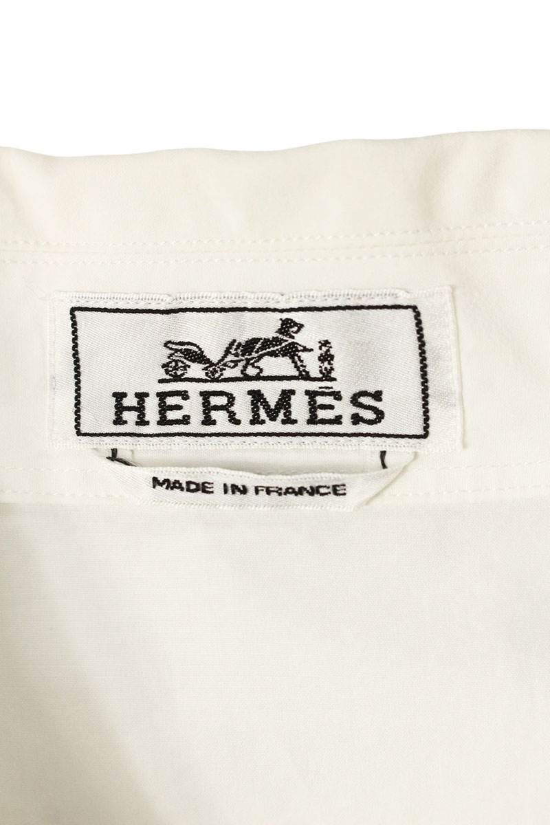 Hermes Drocord Snap Button Short Sleeve Shirt 42 — view 3