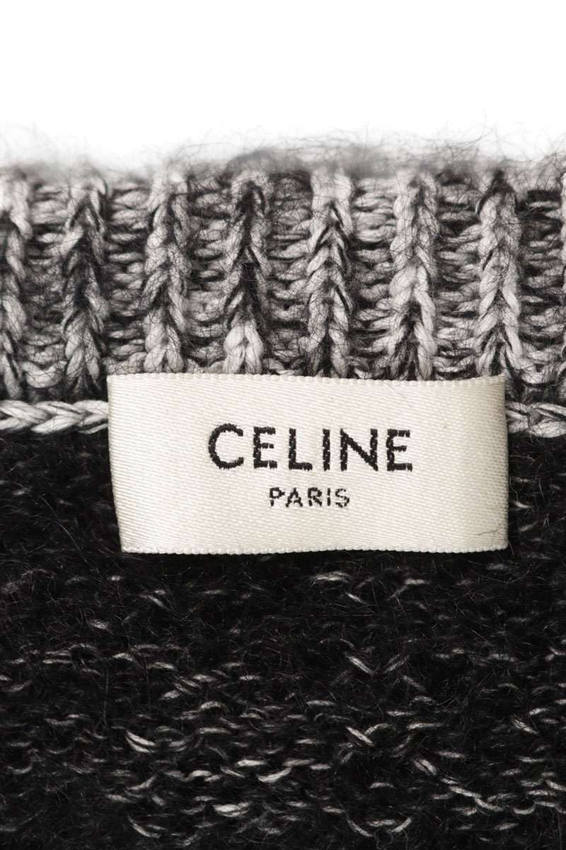 Celine Oversize Mohair Knit Sweater — view 3