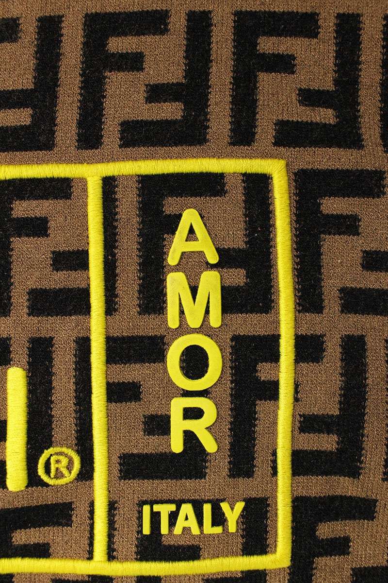 Fendi Zucca Pattern Knit 52 Sweater — view 3
