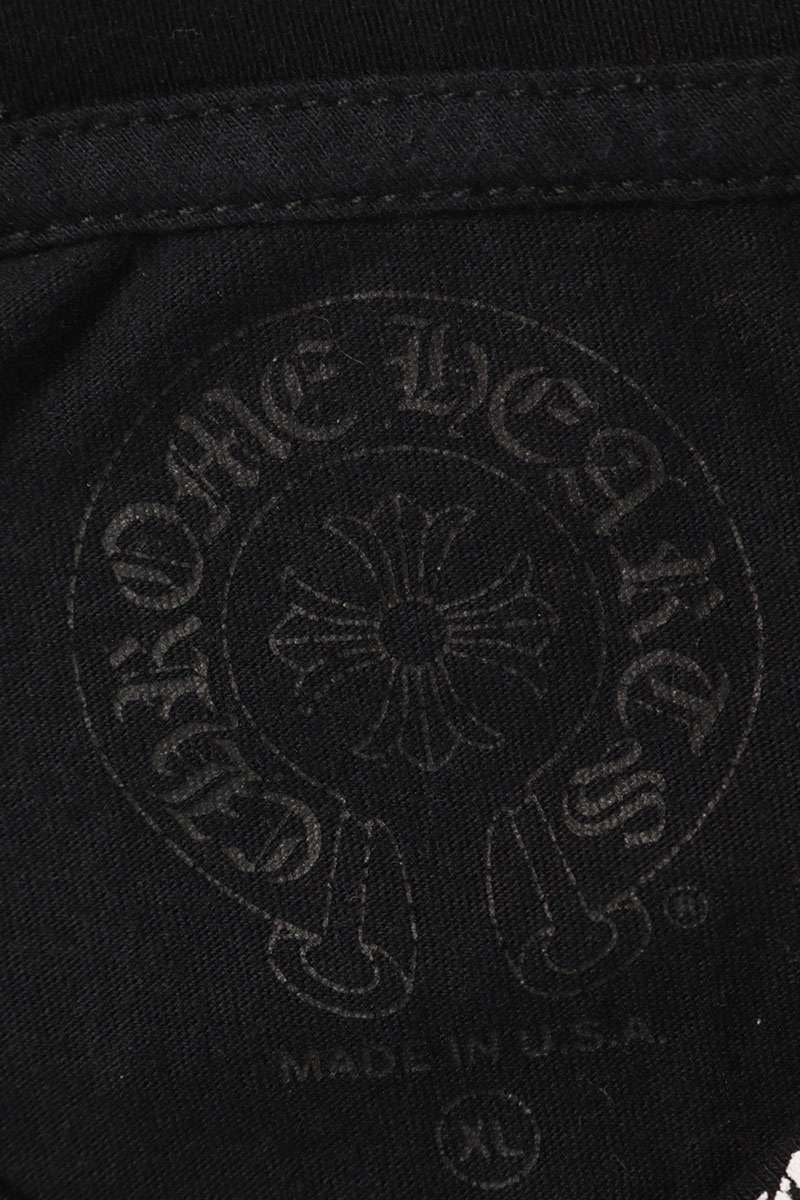Chrome Hearts CH L S 1 Neck Logo Print Long Sleeve Top XL — view 3