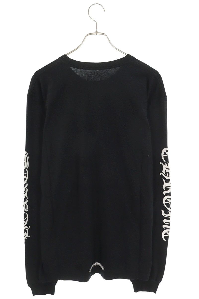 Chrome Hearts CH L S 1 Neck Logo Print Long Sleeve Top XL — view 2