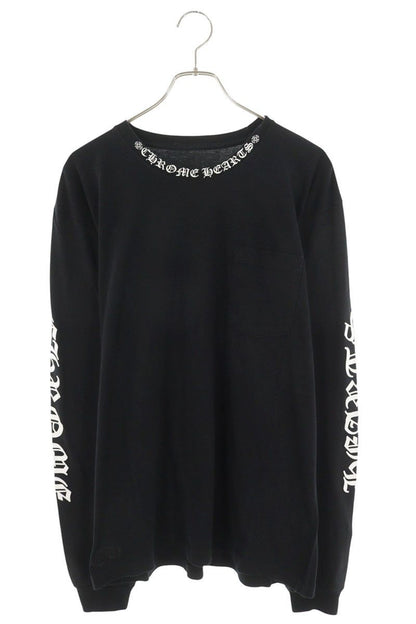 Chrome Hearts CH L S 1 Neck Logo Print Long Sleeve Top XL