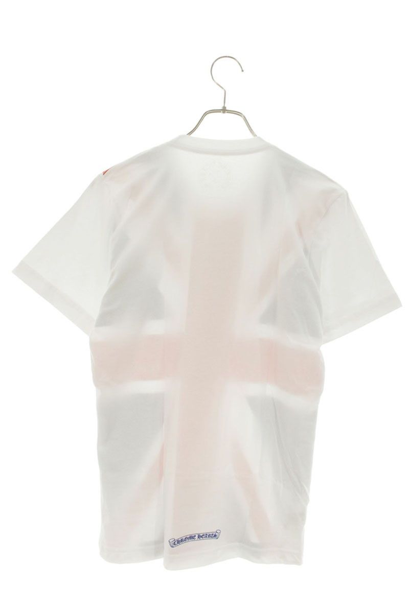 Chrome Hearts CH T-shrt 1 Union Jack Print Neck Logo T-Shirt — view 2