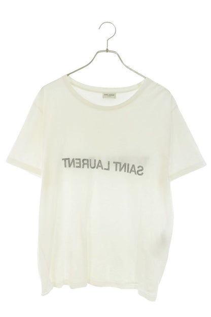 Saint Laurent Paris Reverse Logo Print T-Shirt XL