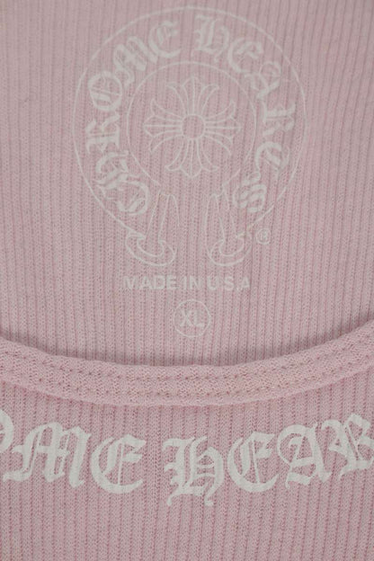 Chrome Hearts Rib Tank Neck Logo Print Top XL — view 3