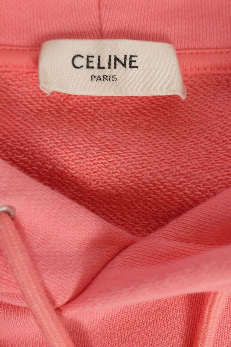 Celine Logo Print Pullover Hoodie — view 3
