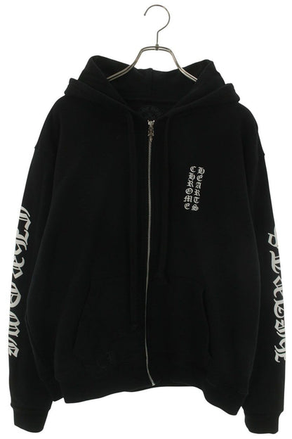 Chrome Hearts Thrml HD Zip Lining Thermal Zip Sleeve Logo Print Daga Zip