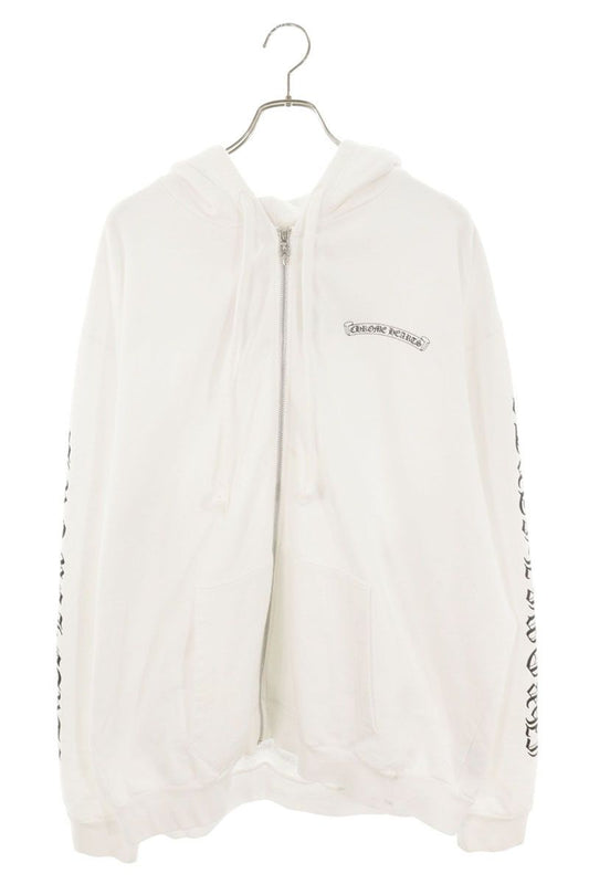 Chrome Hearts Sweatshirt HD Zip Sleeve Logo Back Scroll Label Print Zip