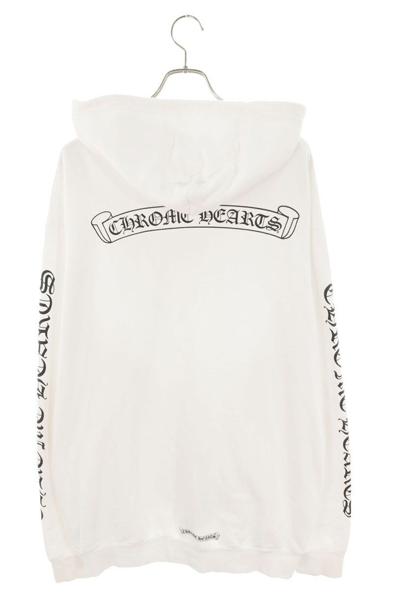 Chrome Hearts Sweatshirt HD Zip Sleeve Logo Back Scroll Label Print Zip — view 2