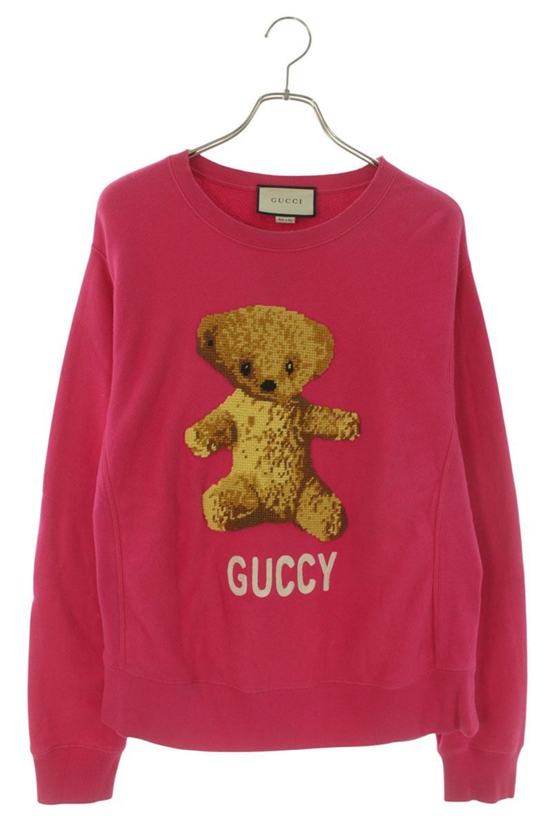 Gucci Distressed Teddy Bear Sweatshirt