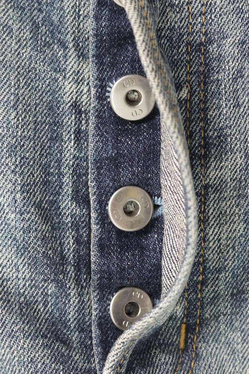 Dior Regular Fit Patchwork Denim Pants 29 Inch — view 3