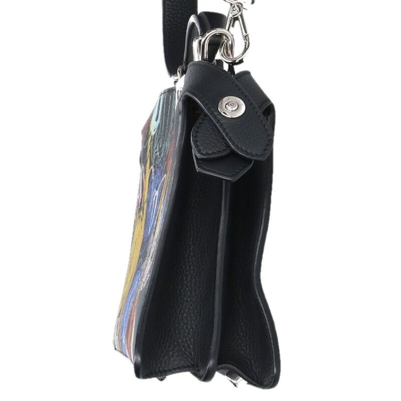 Fendi Picab Graphic Paint Shoulder Handbag — view 5
